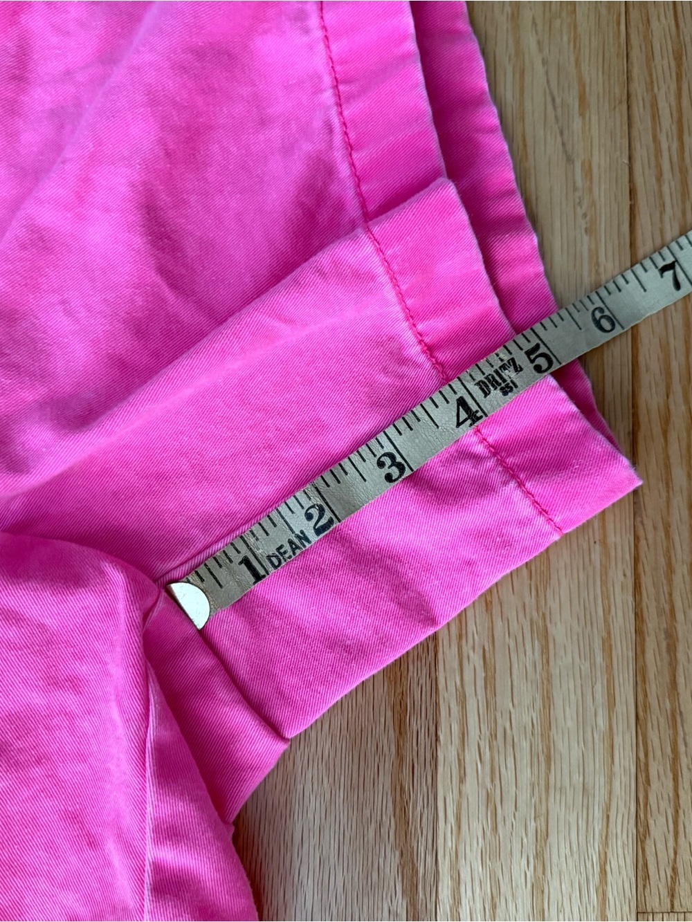 J. Crew Hot Pink Chino Shorts 5” inseam - Picture 5 of 5